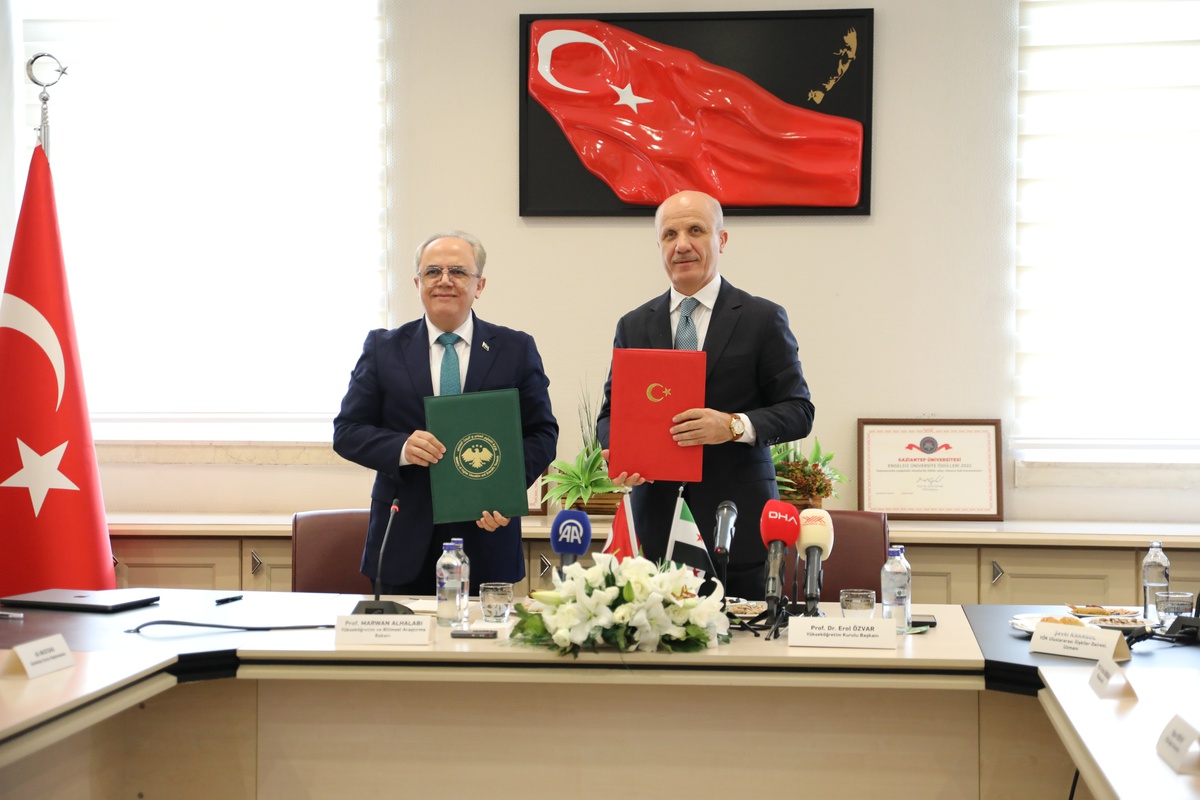 YÖK Suriye ile mutabakat imzaladı, Gaziantep'in 4 birimi Halep'te eğitim sürdürecek