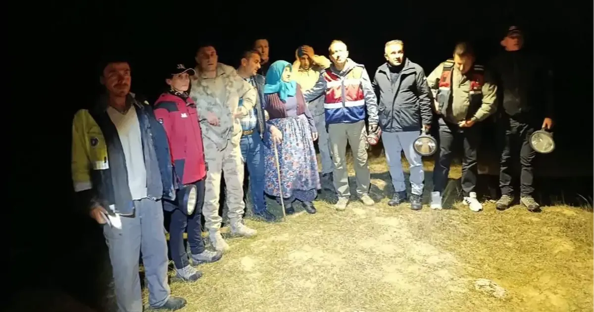 Bursa'da 3 gündür kayıp olan yaşlı kadın dron ile bulundu