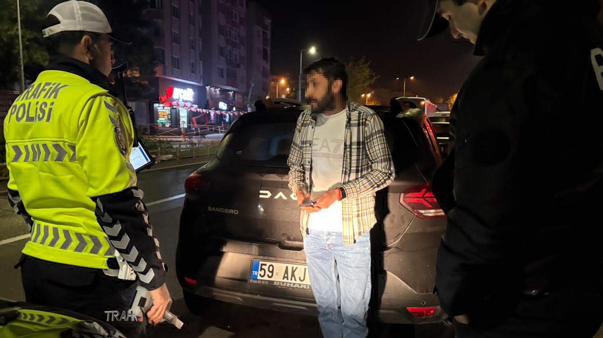 Çorlu'da polis denetiminden kaçmaya çalışan alkollü sürücüye 390 bin lira ceza, ehliyetine 2031'e kadar el konuldu
