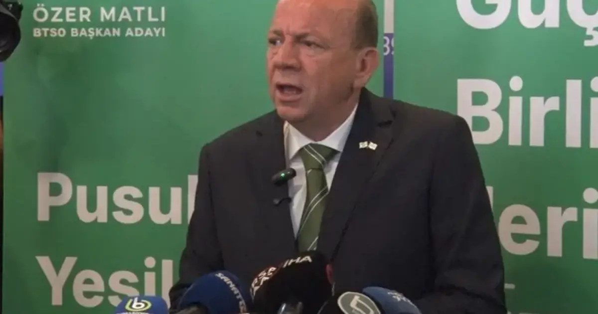 BTSO'da kritik gün... Başkan adayı Matlı'dan açıklama