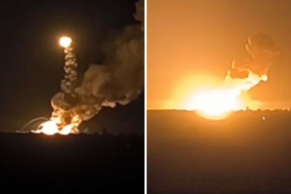 İdlib’de silah deposunda büyük patlama! Mühimmatlar havaya saçıldı