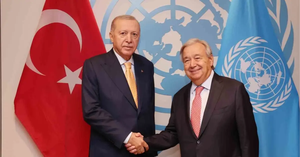 Cumhurbaşkanı Erdoğan, BM Genel Sekreteri Guterres ile görüştü