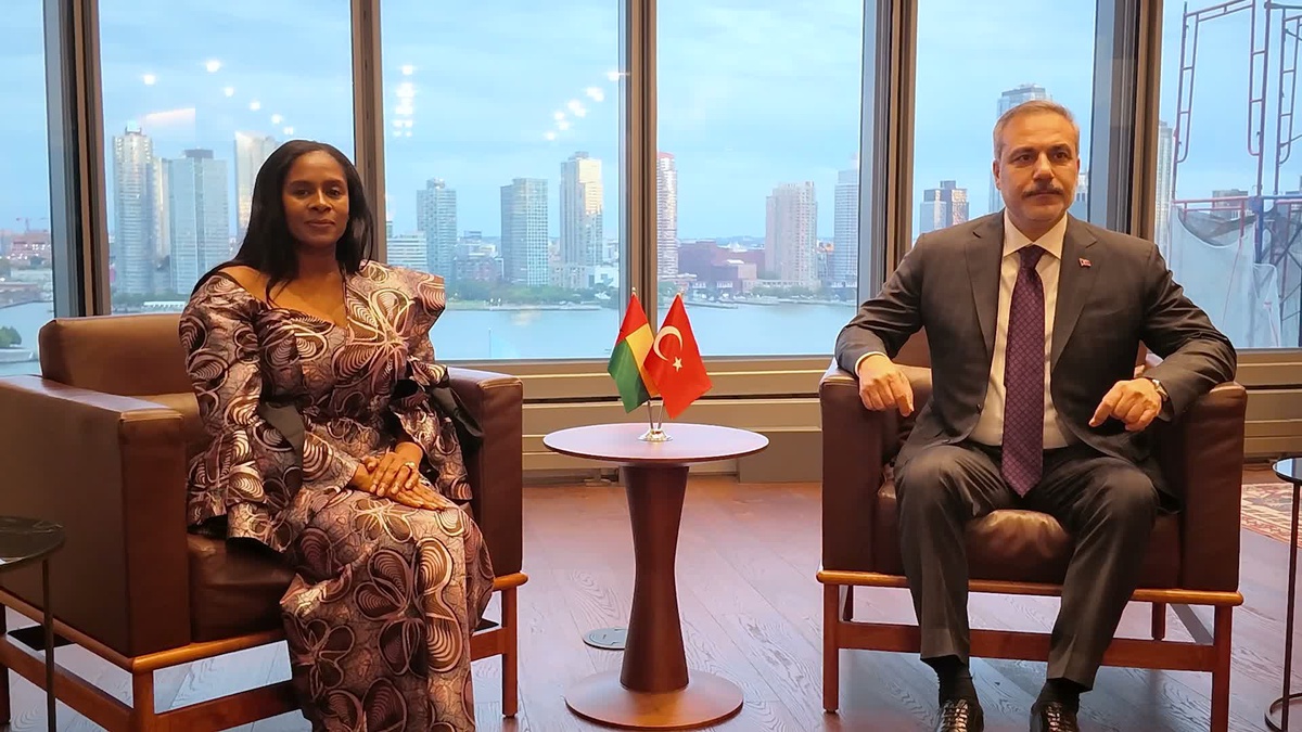 Fidan, BM 81. Genel Kurulu haftasında New York'ta Gine Bissau mevkidaşıyla buluştu