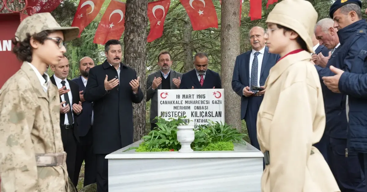 Bursalı Müstecip Onbaşı kabri başında anıldı!