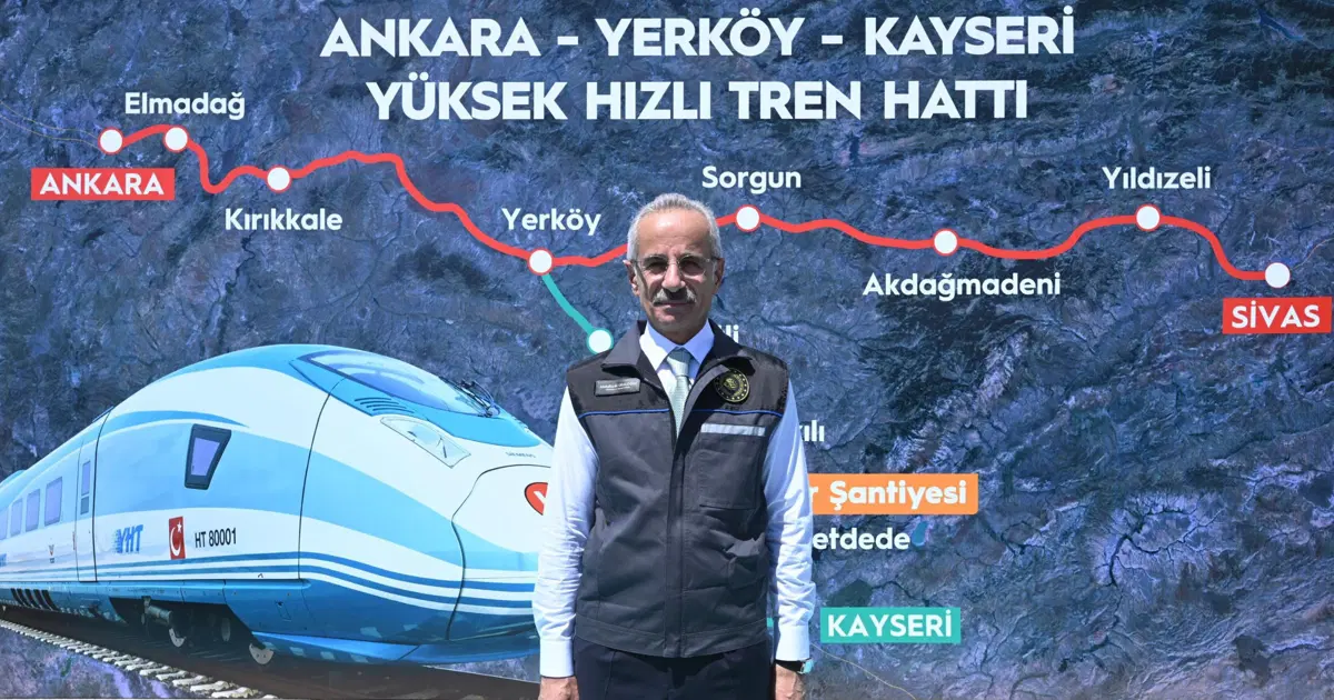 Ankara-Kayseri arası 1 saat 45 dakikaya düşecek