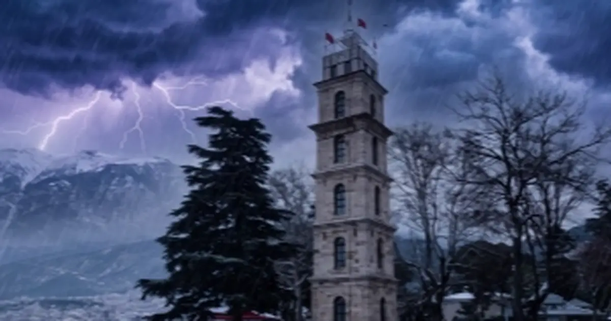 Bursa dahil 18 il için uyarı: Kuvvetli yağışa dikkat