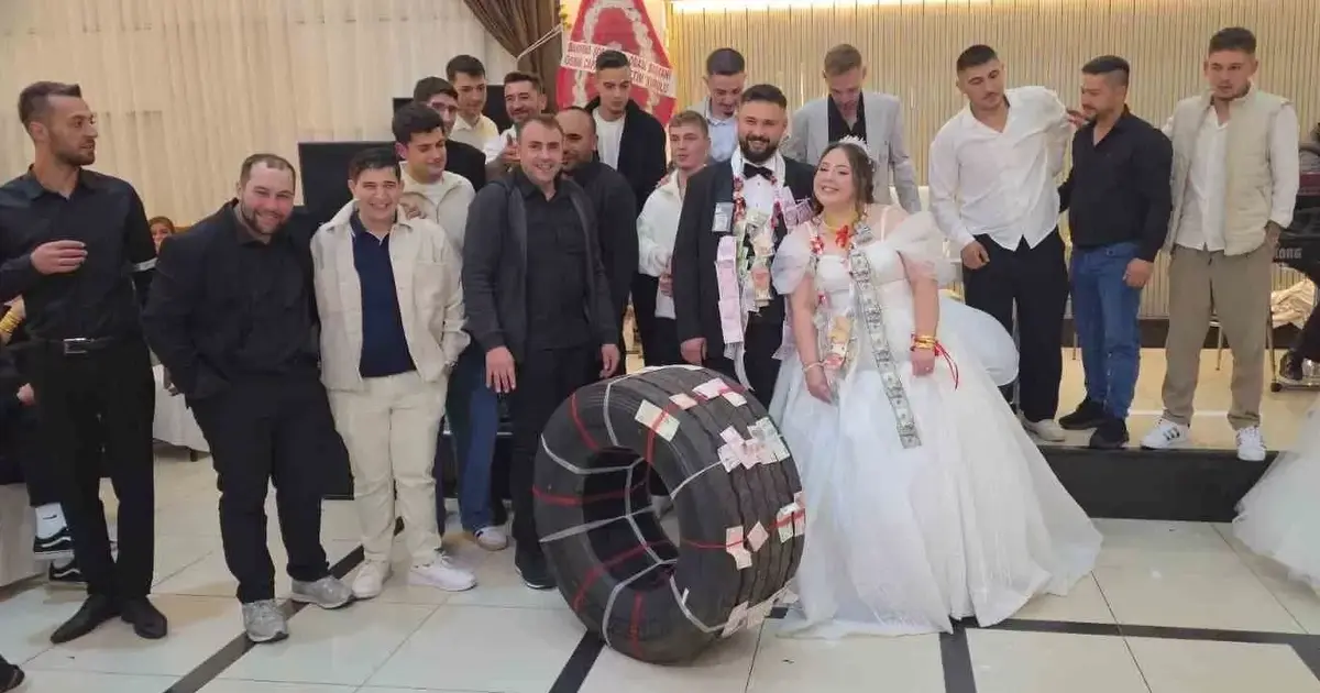 Damada altın yerine tır lastiği taktılar