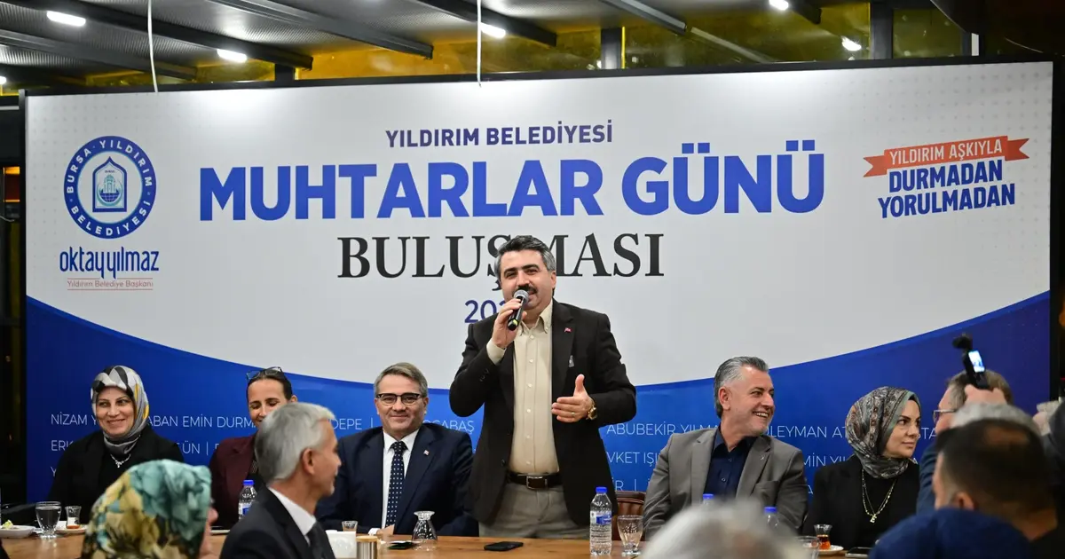 Yıldırım'da Muhtarlar Günü buluşması