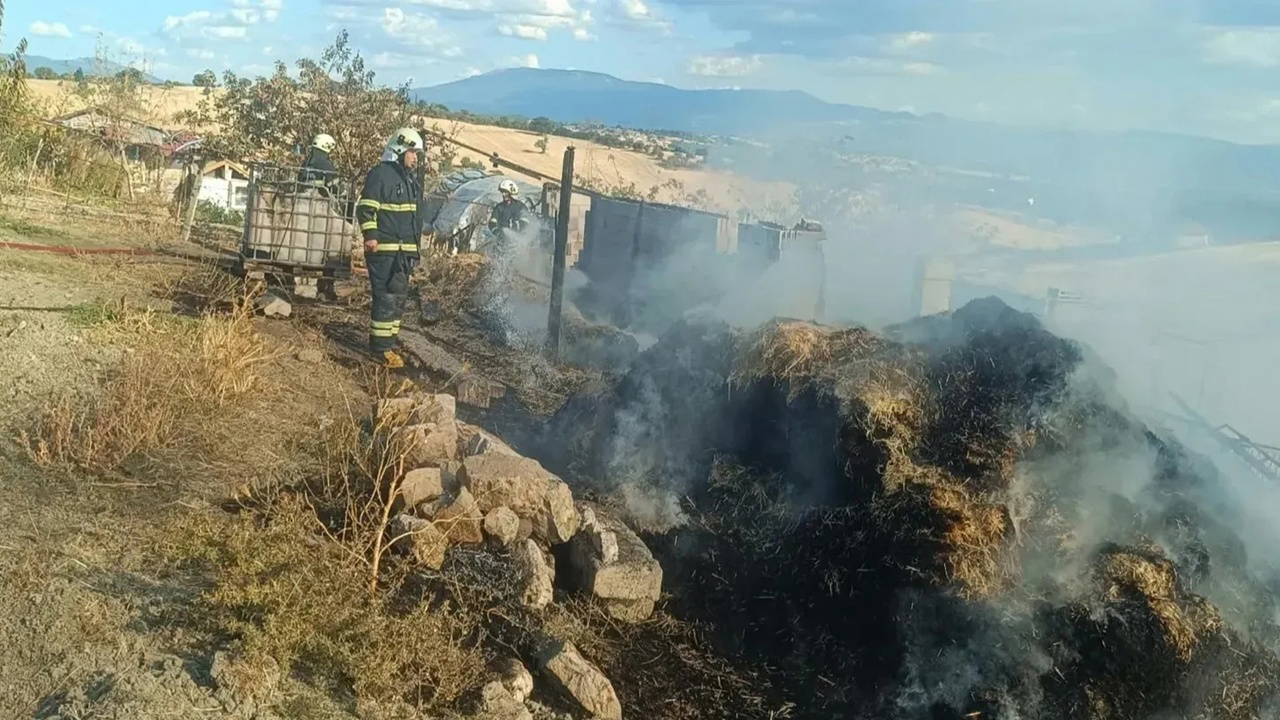 Ahırda yangın çıktı: 1 kişi hayatını kaybetti