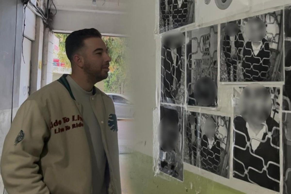 Pasaj kapısını tuvalet olarak kullandılar! Sabrı taşınca fotoğrafları duvara astı