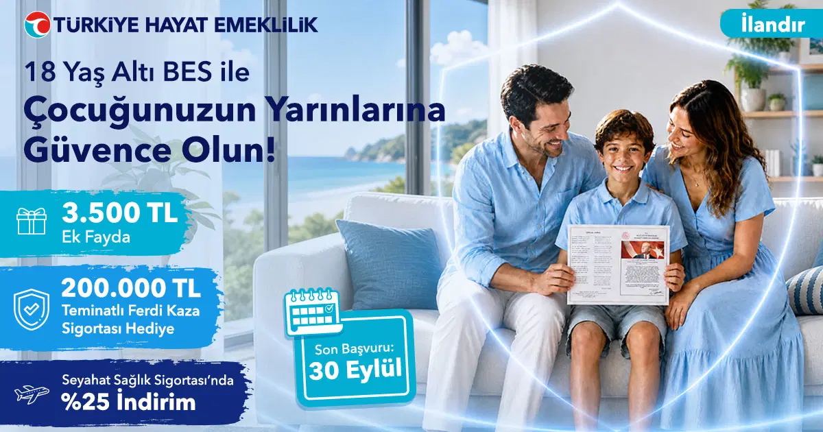18 yaş altı BES ile gelecek için birikim bugünden başlıyor