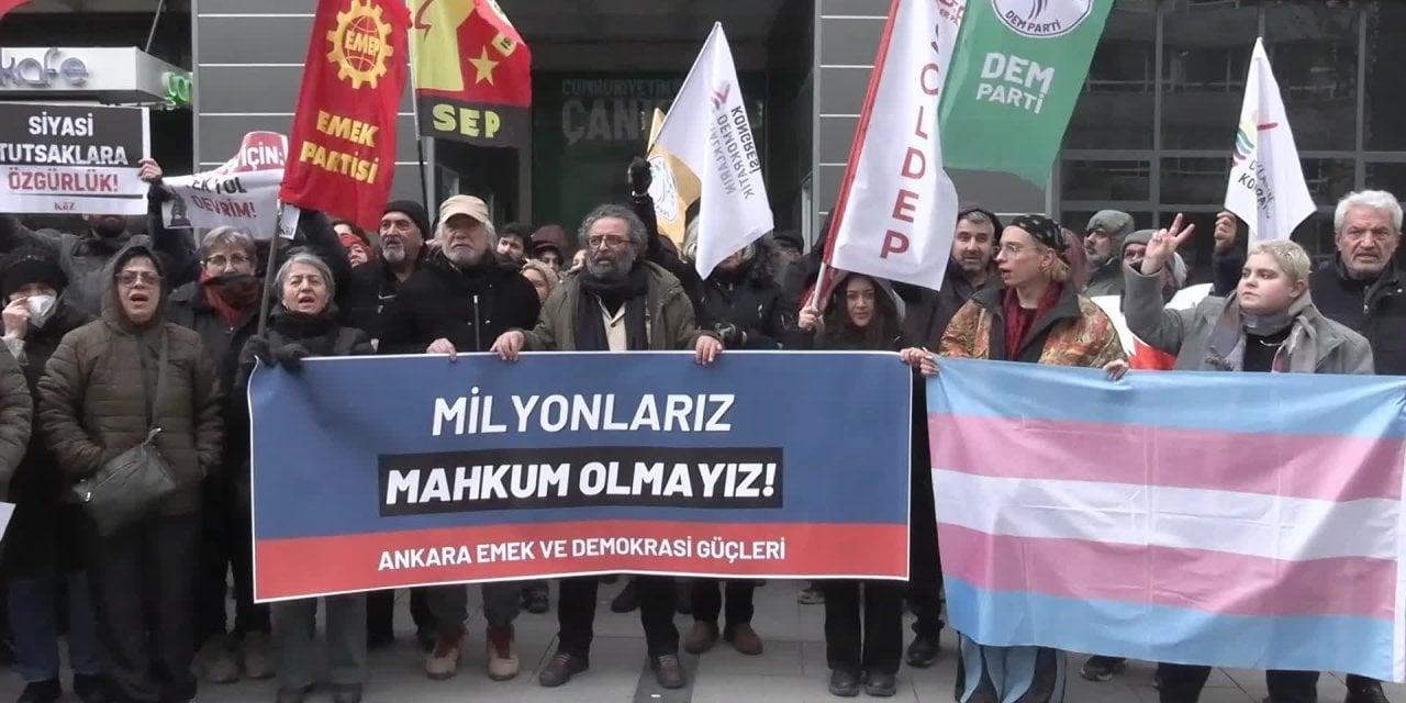 HDK tutuklamaları Ankara'da protesto edildi