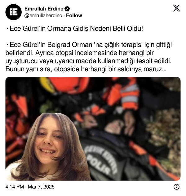 Ece Gürel ormana 'çığlık terapisi' için gitmiş!