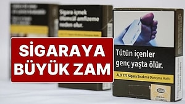 Sigara fiyat artışı konusunda açıklama yapıldı.