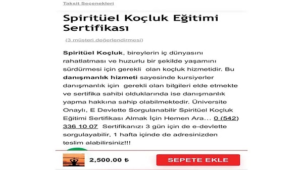 Bir uzmanlık alanı ya da bilim dalı olmamasına rağmen sosyal medyada kendisini 'spiritüel' enerji uzmanı olarak tanıtan ve şifa verdiğini iddia eden onlarca hesap var.