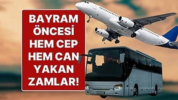 Uçak bileti fiyatları yükselişte.