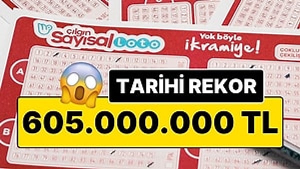 Çılgın Sayısal Loto'daki büyük ikramiye yükseldi.