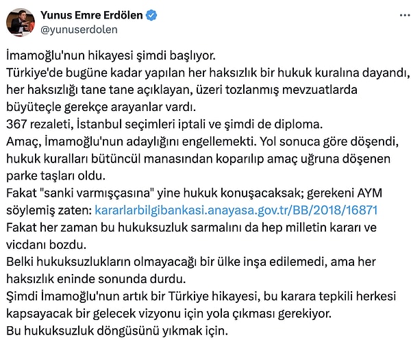 Hukukçu Yunus Emre Erdölen