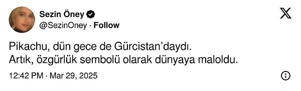 Pikachu, "özgürlük sembolü" haline geldi mi?