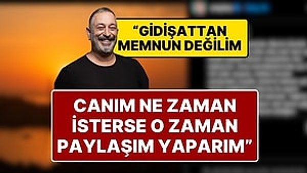 Cem Yılmaz, paylaşımsız kalması nedeniyle gelen eleştirilere sert yanıt verdi.