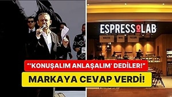 Espressolab, boykot çağrıları sonrası CHP ile iletişime geçmeye çalıştı.