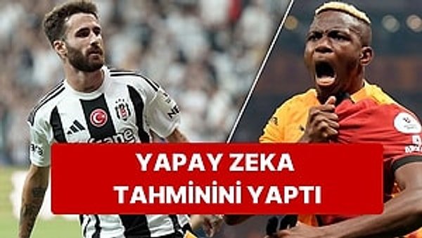 Yapay zeka derbi için skor tahmini yaptı.