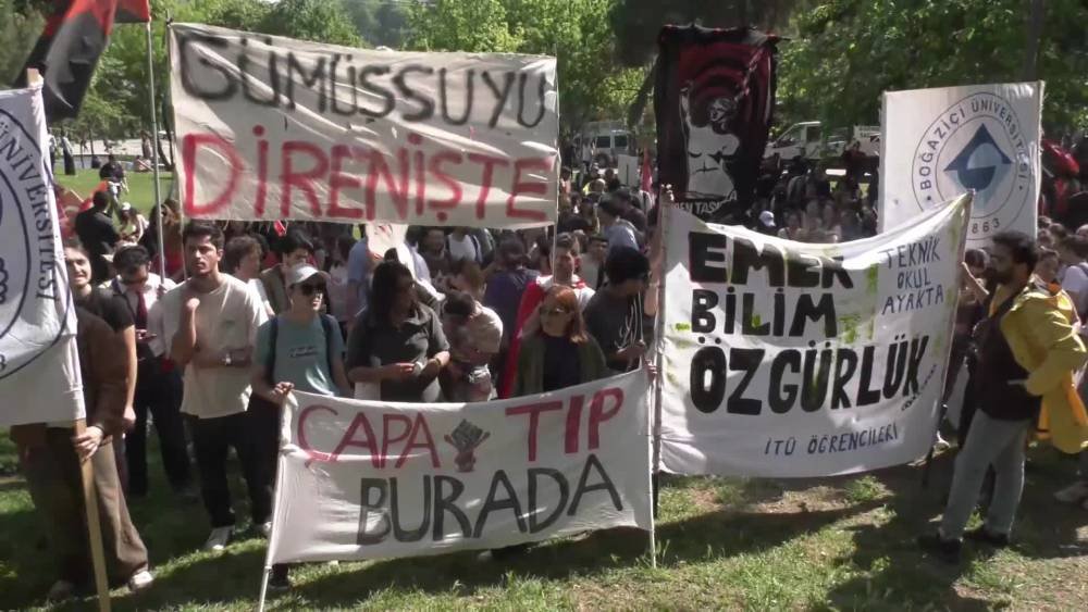 19 Mart'ın ikinci ayında öğrenciler Maçka'ya yürüdü: Tutuklu arkadaşlarımız serbest bırakılsın!