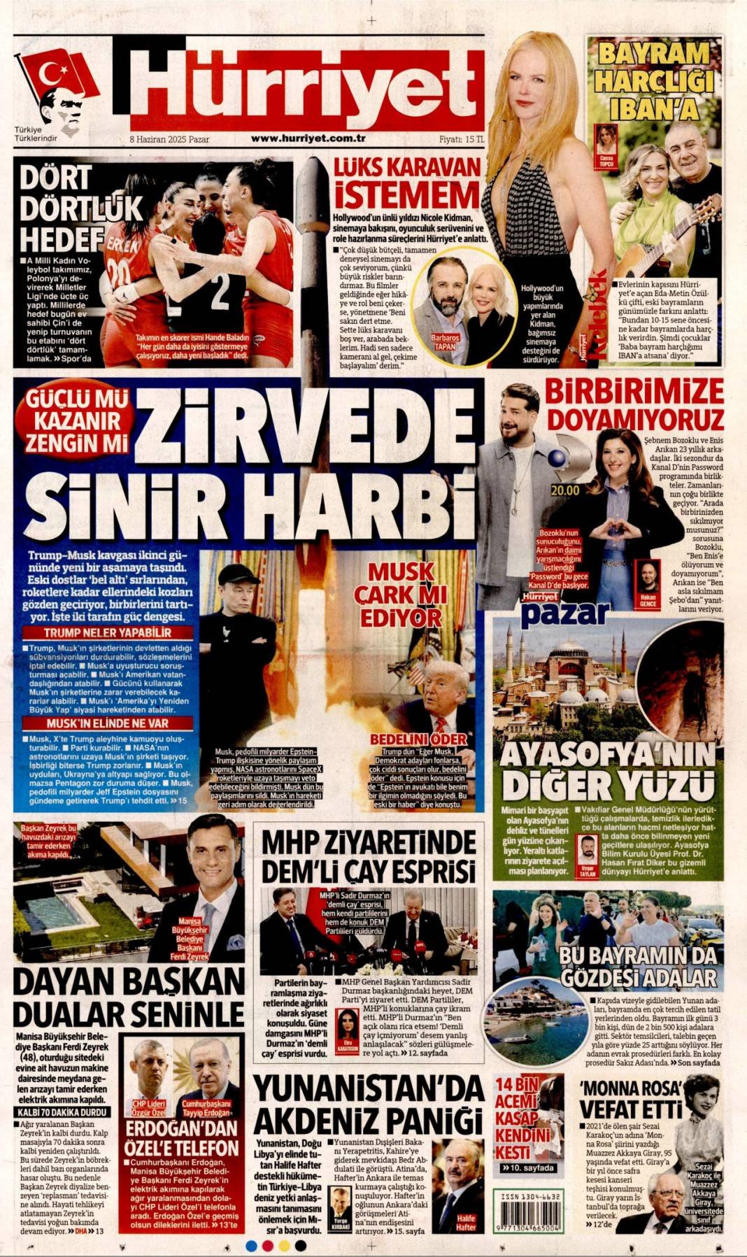 Günün manşetleri: 8 Haziran'da gazeteler hangi başlıkla çıktı? 2