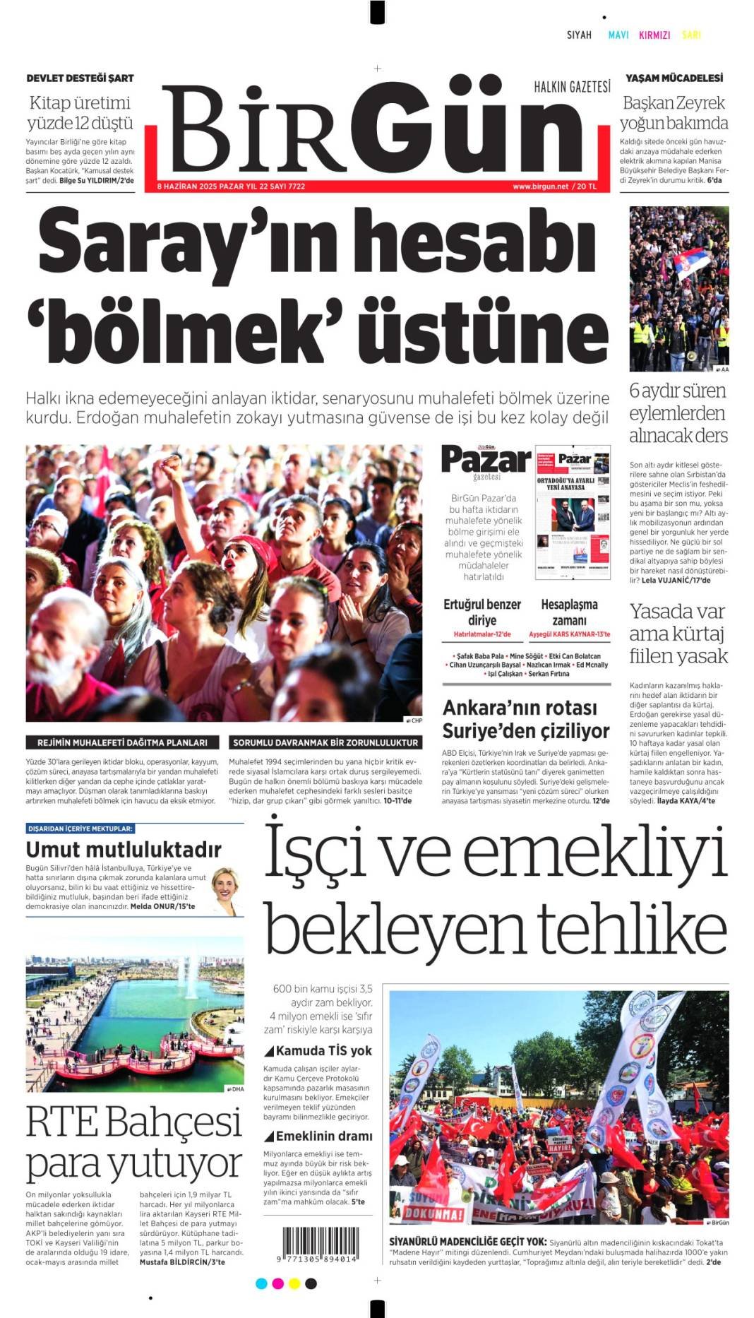 Günün manşetleri: 8 Haziran'da gazeteler hangi başlıkla çıktı? 3