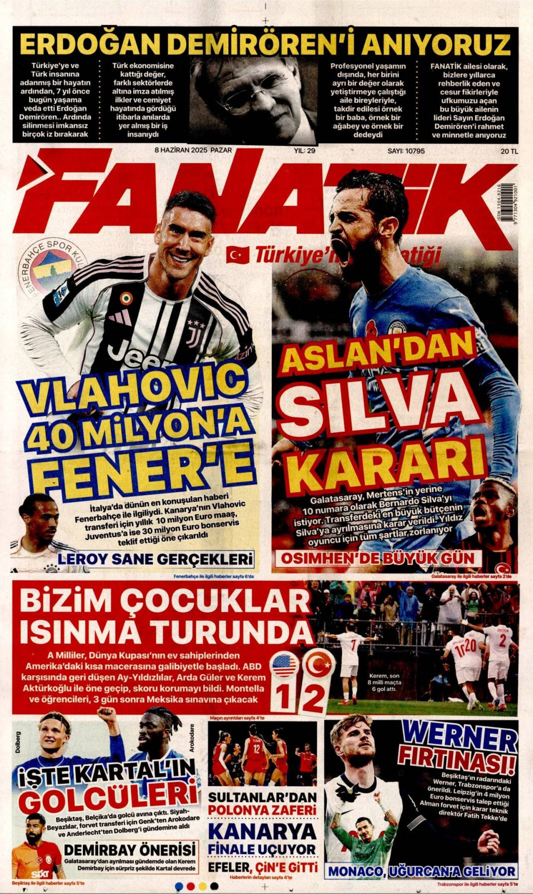 Günün manşetleri: 8 Haziran'da gazeteler hangi başlıkla çıktı? 12