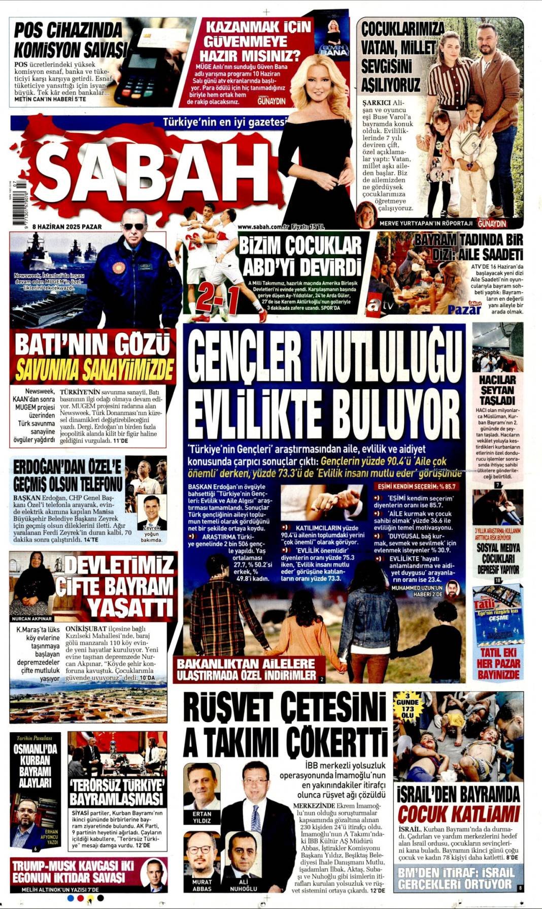 Günün manşetleri: 8 Haziran'da gazeteler hangi başlıkla çıktı? 17