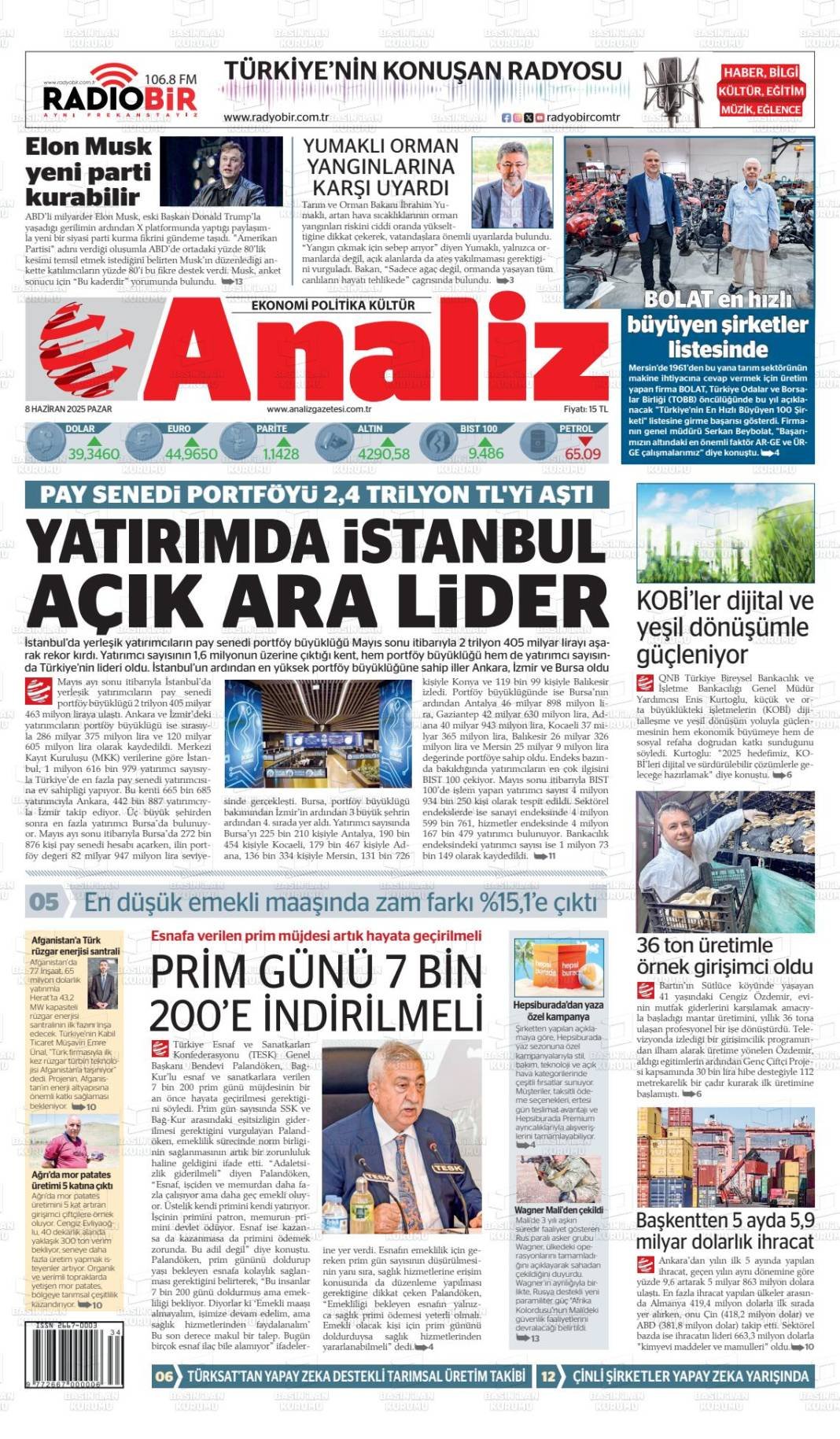 Bugün gazeteler hangi başlıkla çıktı? İşte 9 Haziran'ın manşetleri... 4