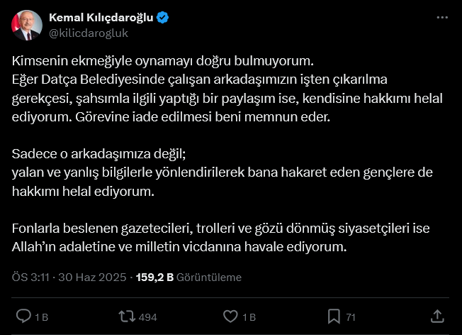 Kılıçdaroğlu'nun açıklama yaptığı an