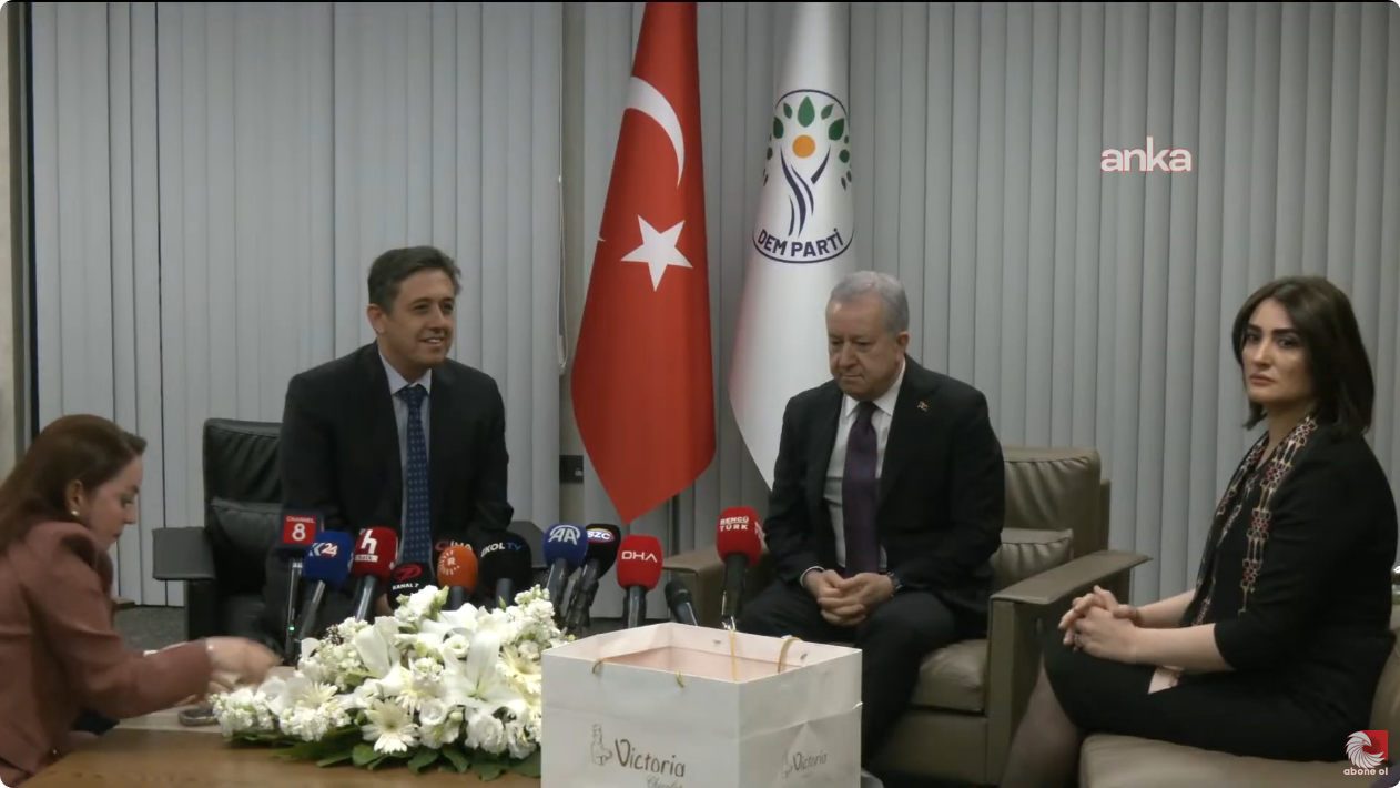 MHP'nin DEM Parti'ye bayram ziyareti