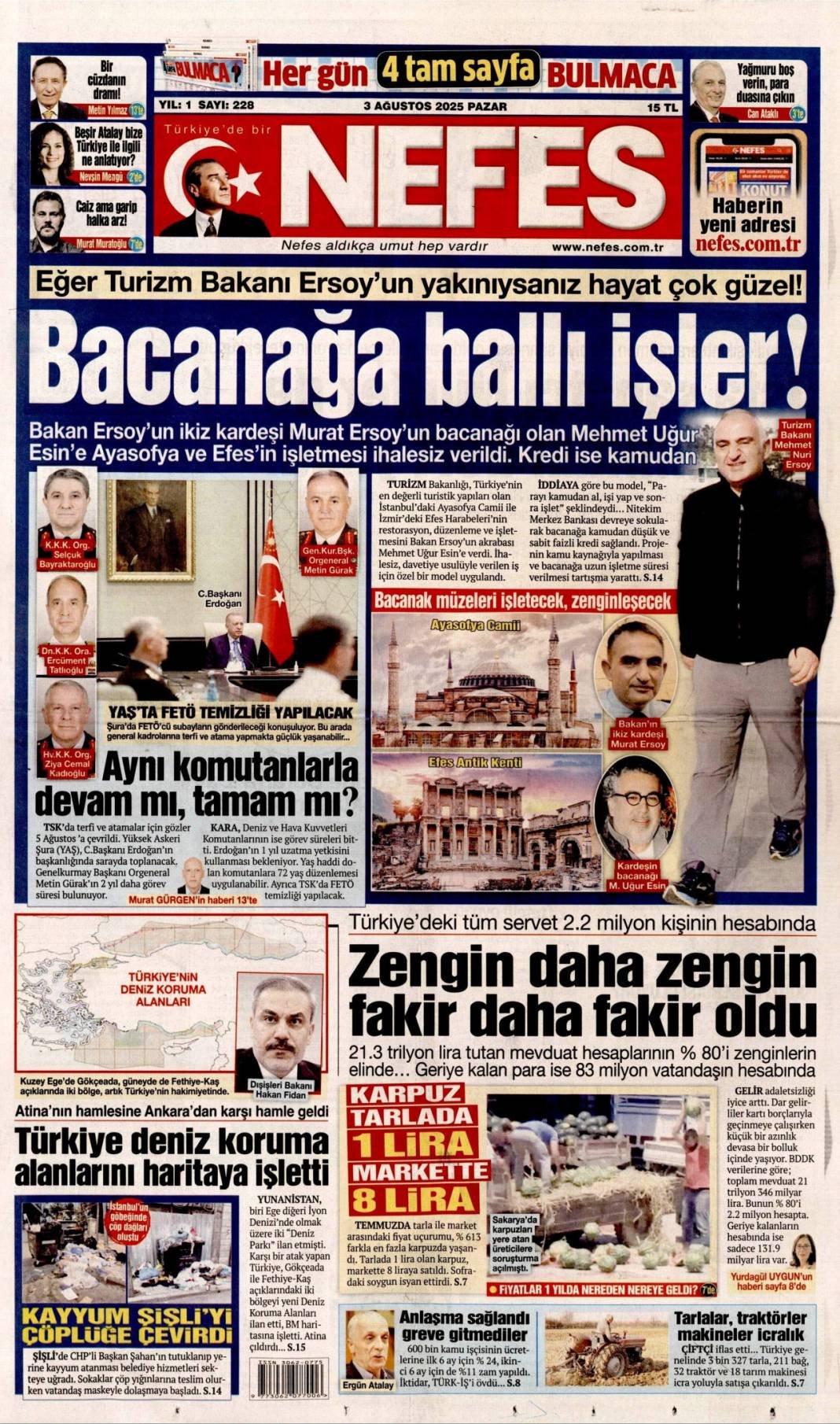 Gazeteler manşetlerine bugün hangi haberleri taşıdı? 5