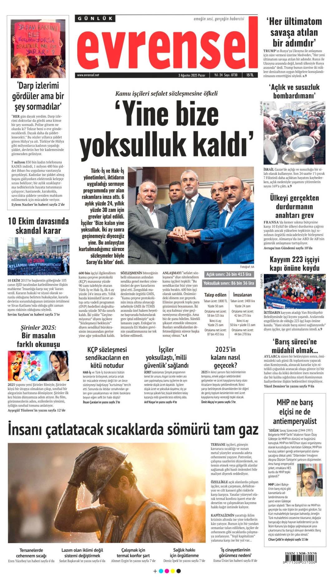 Gazeteler manşetlerine bugün hangi haberleri taşıdı? 15