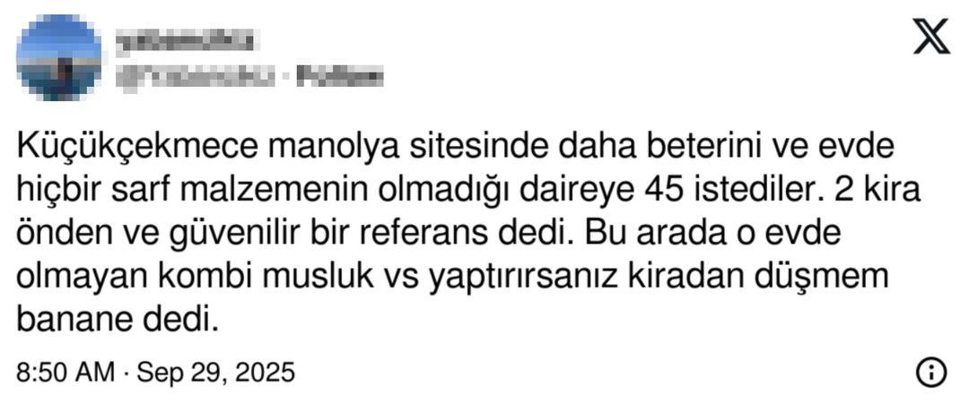 İstanbul da kira fiyatları uçtu! 30 bin lira istenen daireyi gören vatandaş isyan etti: Gelin çadır hayatına dönelim 2
